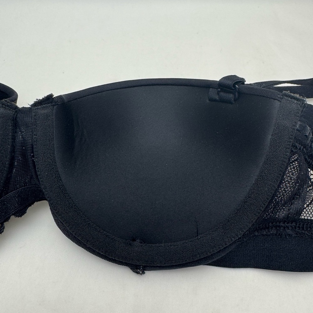 Maidenform Strapless Push-Up Bra Black Underwire Sz 34A - Picture 8 of 10